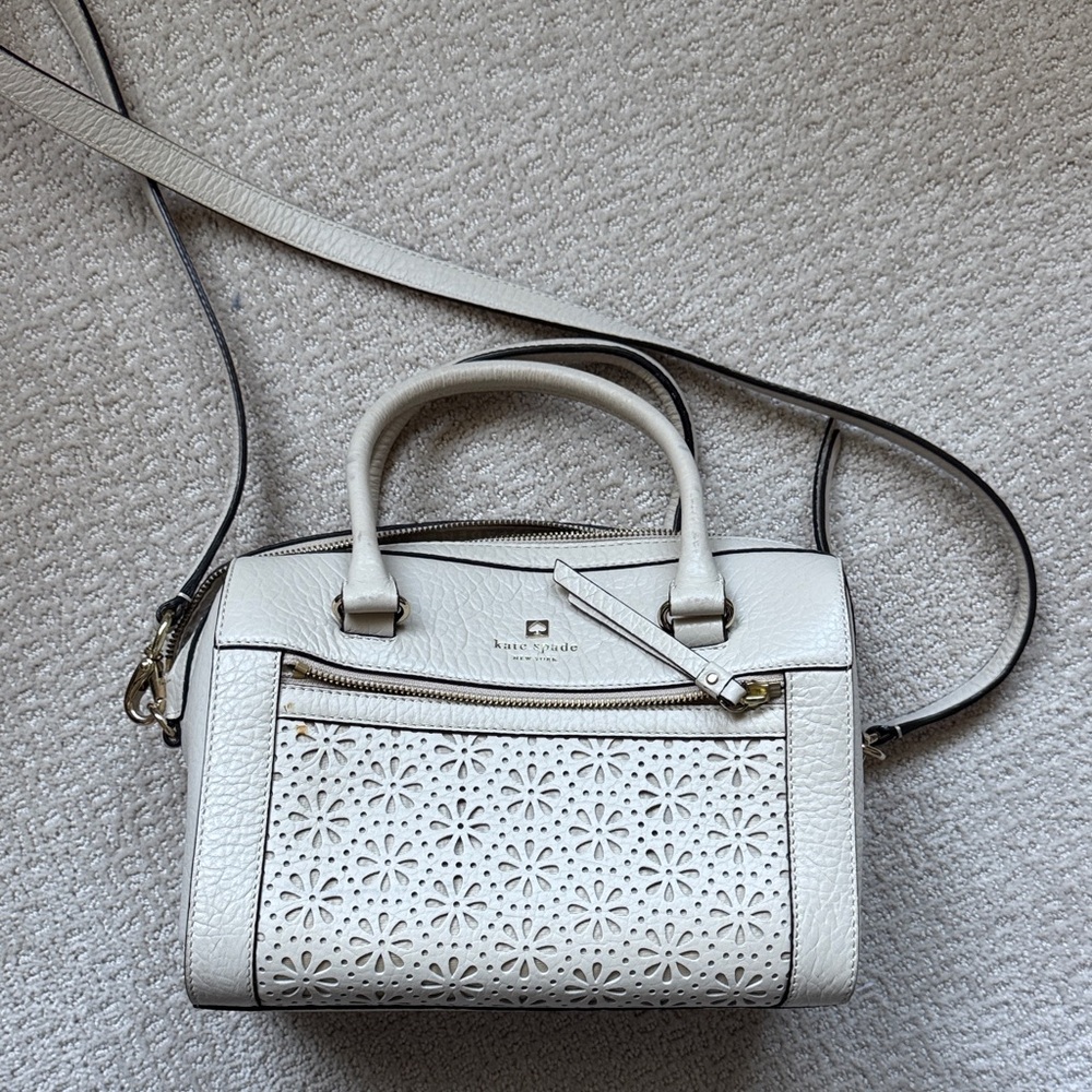 Kate Spade White Crossbody Bag